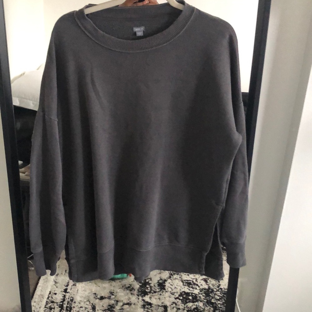 Aerie Split Hem crewneck